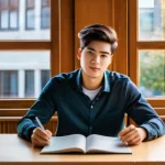 한글과 대학교 교양 수업 - **Prompt 1: Self-Discovery and Future-Proofing Decisions**
    A young adult, approximately 18-20 ye...