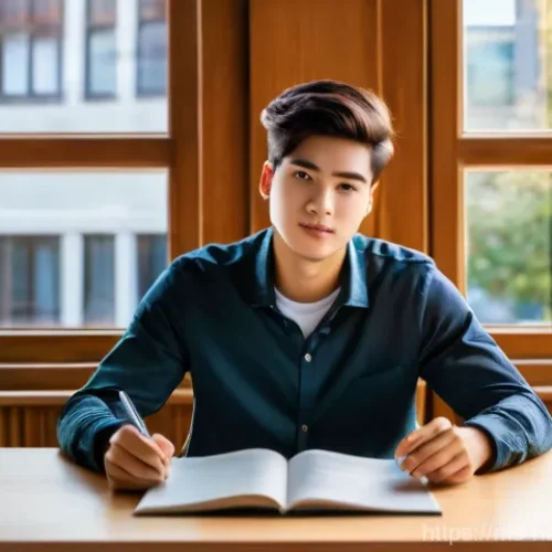 Home 25 한글과 대학교 교양 수업 - **Prompt 1: Self-Discovery and Future-Proofing Decisions**
A young adult, approximately 18-20 ye...