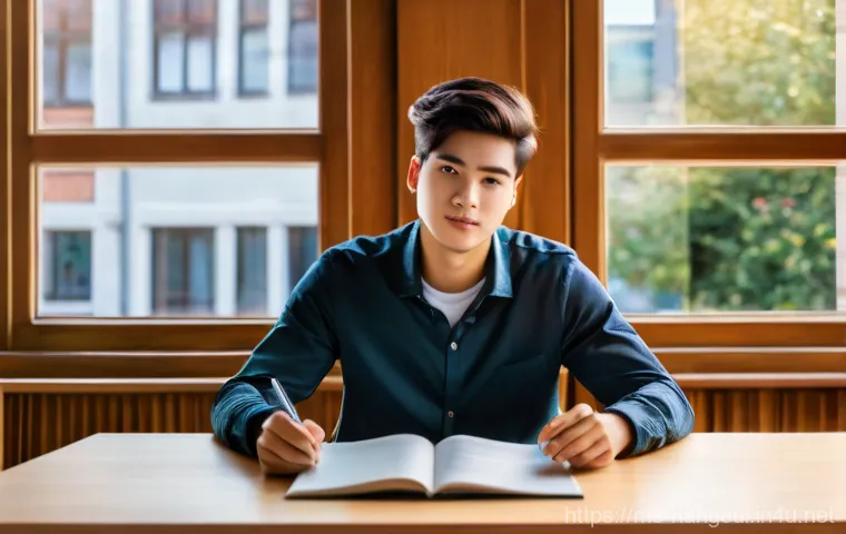 한글과 대학교 교양 수업 - **Prompt 1: Self-Discovery and Future-Proofing Decisions**
A young adult, approximately 18-20 ye...